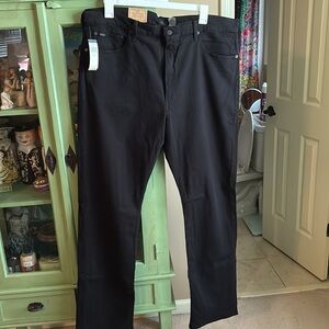 Tall men Ralph lauren black Hampton relaxed straight 42T stretch 36